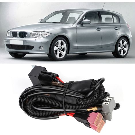 Faisceau de câblage avec relais H1/H7 pour phares halogènes de voiture IP46 (1/4)