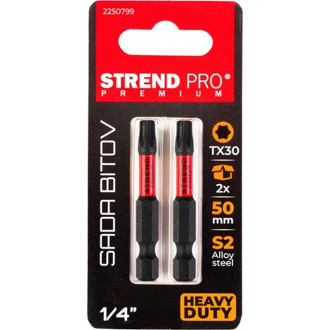 Bit Strend Pro Premium Torx, T 30, Pack. 2 Stk. (1/2)
