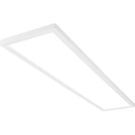 LED ceiling light, 98cm flat, neutral white light 4000K, 36W LED panel, living room, kitchen, hallway (1/5)