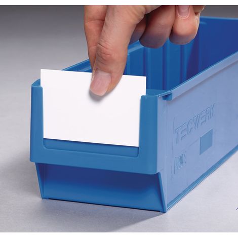 Etiqueta  blanca  p/caja  almacén  estante  An.91mm  100un./bolsa  TECWERK (1/4)