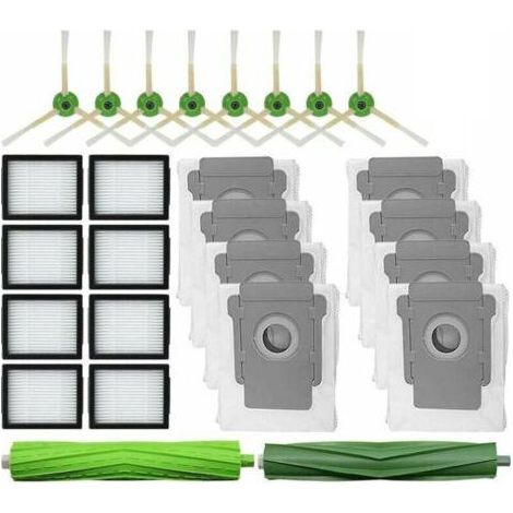 Ensemble d'accessoires pour aspirateur, compatible avec les modèles iRobot Roomba I7, I7+, I3, I4, I6, I8+, J7+, E5, E6 et E7. (1/4)
