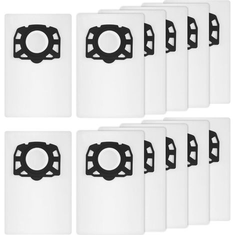 12 Pièces Sacs AspirateurPour Kärcher WD4 WD5 WD6 WD5 P WD6 P MV4 MV5 MV6, sacs filtrants en non-tissé 487,sacs filtrants pour aspirateur humide et sec,Pour Kärcher 2.863-006.0 (1/5)