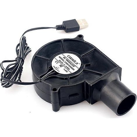 Ventilateur soufflant 7cm 7530 5V avec contrôleur de vitesse unique pour barbecue extérieur (1/4)