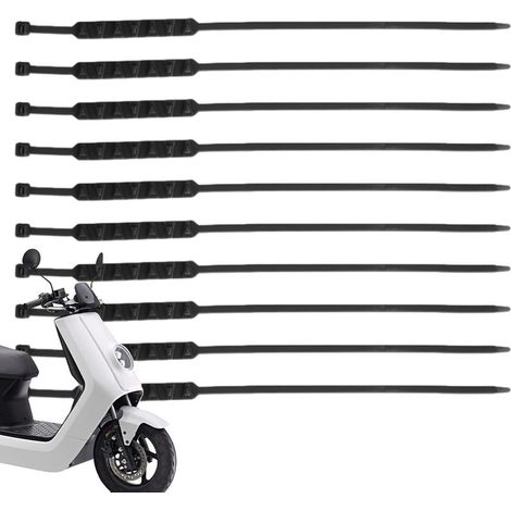 Chaînes à neige pour moto, ensemble de chaînes de pneus de moto, chaîne de traction pour pneus avec antidérapant portable, chaînes à neige pour l'hiver, pour la boue, la glace (1/5)