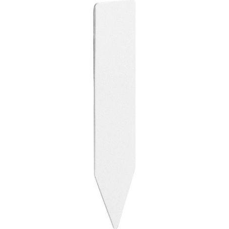 200 Stück Kunststoff-Pflanzen-Namensschild, Blumen-Etiketten-Marker, Samen-Namenspfahl-Etiketten, Kindergarten-Sämling-Tags für Garten, Topf, Kräuter, Blumen, Gemüse (weiß)