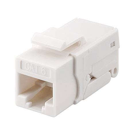 Modulo Keystone RJ45 CAT 6, UTP, 250 MHz, larghezza 16,2 mm, IDC connettori (montaggio senza attrezzi), sistema Snap-In. (1/4)