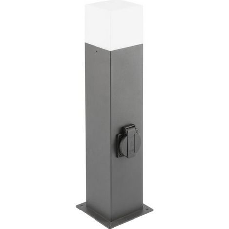 L谩mpara de jard铆n Largo-P, poste de potencia m谩xima de 2500 W, grafito - V-LARGP40G30 (1/4)