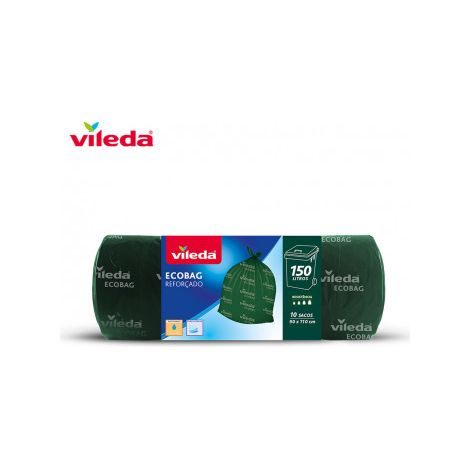 VILEDA 77622 BOLSA BASURA ECOBAG 150L REFORZADA 10 SACOS