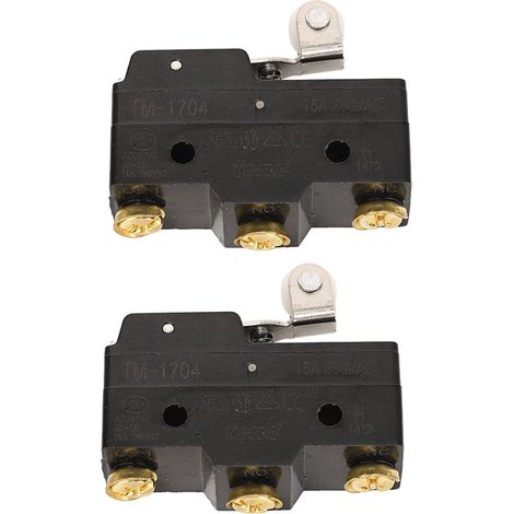 Paire d'interrupteurs de fin de course à galet pour chariot EZGO TXT Medalist Marathon 1983-1994, micro-commutateur 17928G1, robuste, 2 pièces. (1/5)