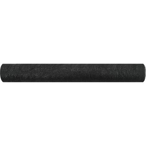 Maison Exclusive - Rete per Privacy Nera 1,8x25 m in HDPE 75 g/m²