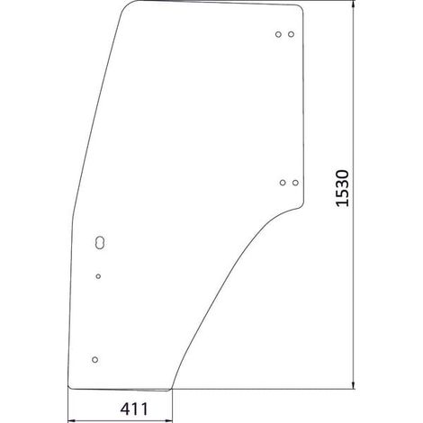 Vetro portiera sinistra UNIVERSALE 82036001KR