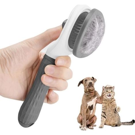 Katzenkamm, Hundebürste, Tierbürste, 2-teiliges Bürstenset (1/4)