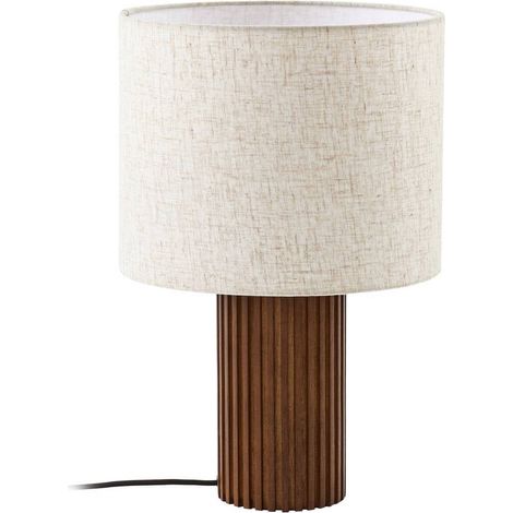 Table Lamp 'Kimiko' made of Wood for Living Room & Dining Room
