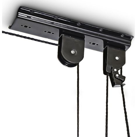 Soporte para bicicletas Almacenamiento de bicicletas en el techo Garaje Elevador para bicicletas de montaña Almacenamiento de bicicletas negro 3413017