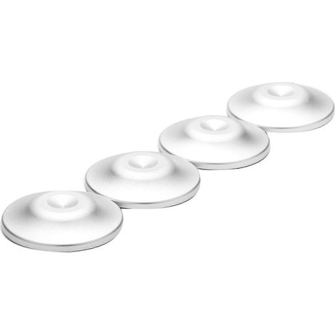Set mit 4 silbernen Ersatzspikes für Lautsprecher- und Verstärkerfüße. (1/5)