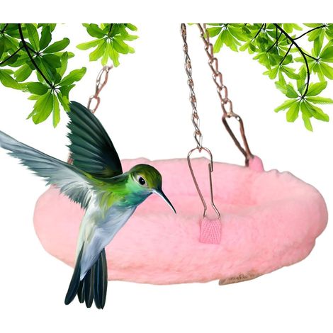 Nymphensittichnest, Vogelbett Warmes Vogelschlafhütte-Papageienbett Plüsch-Vogelbett, Vogelschaukelspielzeug, Brutvogelhaus für Sittiche, Wellensittiche, Nymphensittiche, Turteltauben, Kanarienvög (1/5)