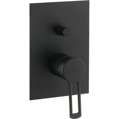 Paffoni Einbau-Brausebatterie Ringo Serie RIN015NO/M  Messing - Mattschwarz