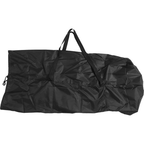 Wasserdichte Tragetasche für Markisen mit 2 Tragegriffen und Bodenöffnung, UV-beständig, ideal für Sportausrüstung und Reisen, Maße 140x34x44cm, schwarz.
