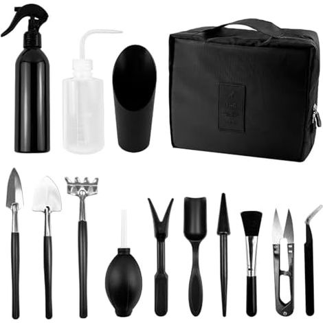 Bonsai Werkzeug, Bonsai Starter Kit, Bonsai Set Starter Kit Werkzeug, Garden Tool, Mini Garden Tools Set, Bonsai Werkzeug for Indoor Plants and Professional Bonsai Breeding