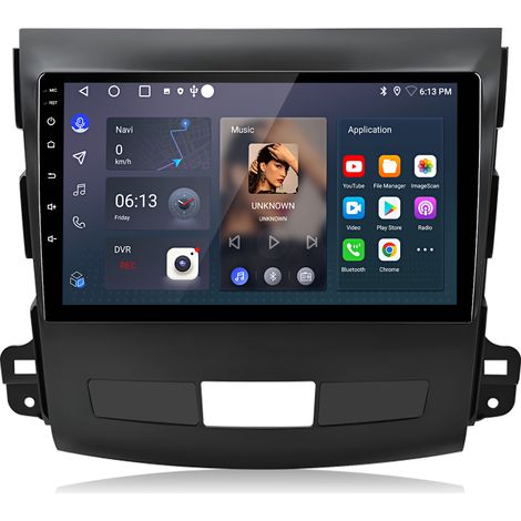 Autoradio Hexinex Pour Mitsubishi Outlander II CWW 2005-2011 Android 14 CarPlay 2+64GB (1/5)