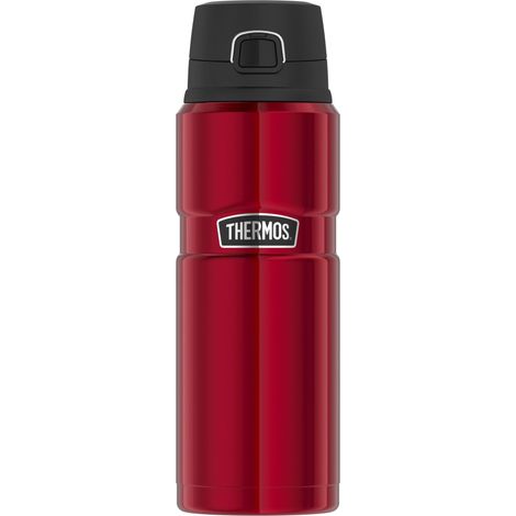 Thermos Stainless King Bottle Bottiglia, Acciaio Inossidabile, Rosso Mirtillo Rosso Lucido, 700 ml (1/4)