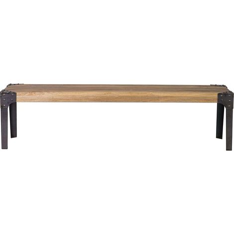 Panca design industriale metallo e legno 180cm MADISON