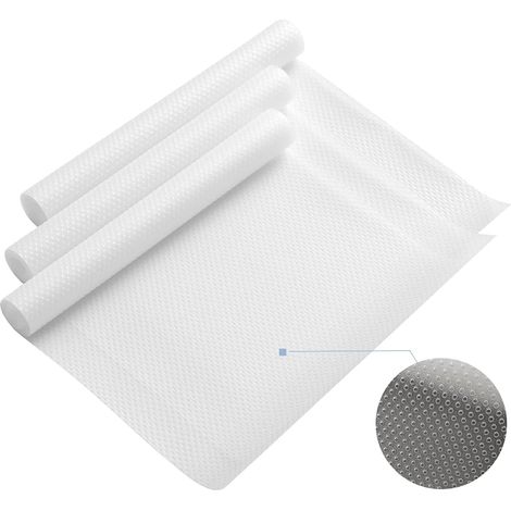 3 Rouleaux EVA Protecteur Tapis antidérapant étagères de Cuisine Le Meuble Tapis réutilisable Coupable imperméable Tapis de réfrigérateur Doublure de tiroir 30 X 150 cm-Fei Yu (1/5)