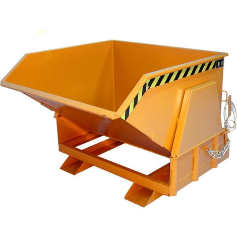 Bauer Südlohn Bac basculant BK 100, peint, orange jaune
