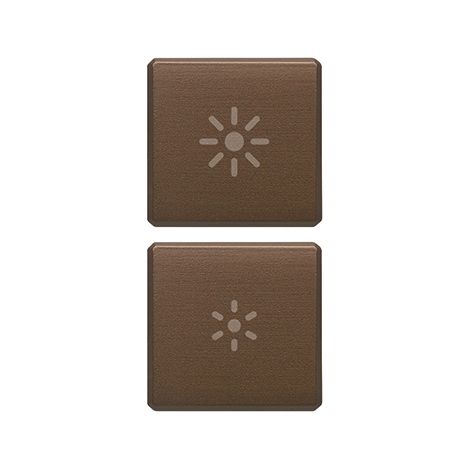 VIMAR - 22751.3.12 Zweiknopf-Flachdimmer Bronze