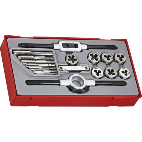 Teng Tools Modello Maschi e Filiera 17 pezzi