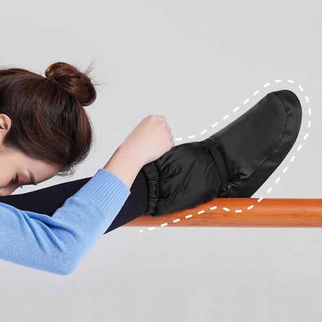 Bottes d'échauffement pour ballerines femmes, chaussons de danse classique pour filles et adultes, chaussures d'hiver pour grands enfants