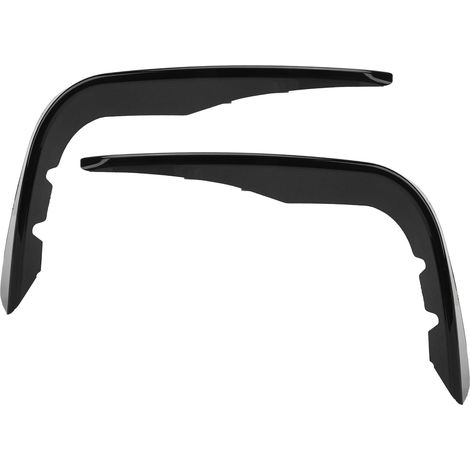 Pare-chocs avant lame déflecteur noir brillant pour Mercedes GLC X253 C253 AMG Line, couvre-projecteurs antibrouillard, garniture aileron, kit 2 pièces (1/5)