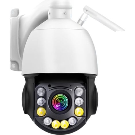 Caméra de vidéosurveillance WiFi 4K 8MP, Zoom Optique 50X, CCTV, détection Humaine, sécurité extérieure, PTZ IP, Vision Nocturne Couleur 60m(50X WiFi No Card) (1/5)