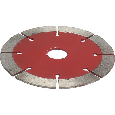 114-mm-Diamanttrennscheibe, Kreistrennscheibe für Trocken- und Nassschnitt mit Winkelschleifern, rotes Werkzeug, zum Schneiden von Fliesen und Metall. (1/5)