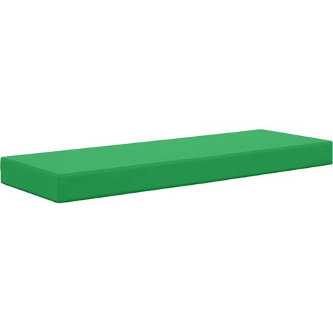 Cojín de asiento de exterior Verde 111,5 x 40 x 8 cm vidaXL