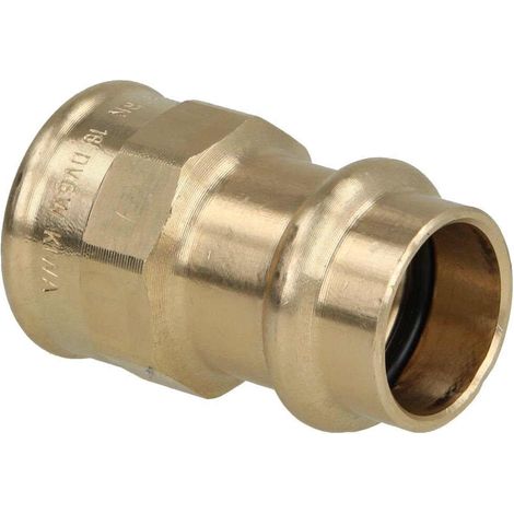 Raccord droit à sertir cuivre V - F1/2 x ø18 mm