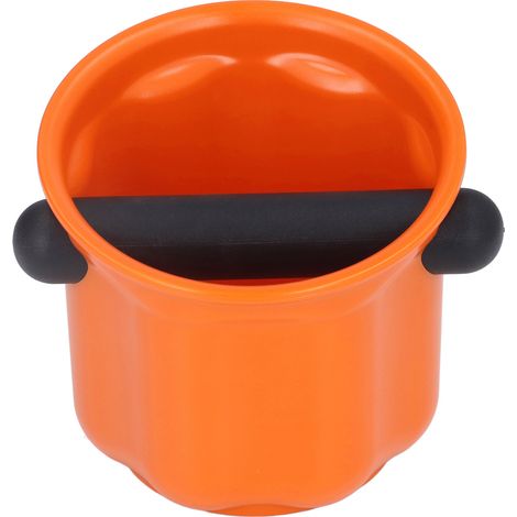Boîte à marc de café robuste et anti-choc - Récupérateur de résidus pour café - Accessoire barista orange (1/5)