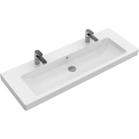 Armoire VB SchrankWT Subway 2.0 1300x470mm rectangulaire 2HL. avec ÜL. Blanc Alpin cplus (1/4)