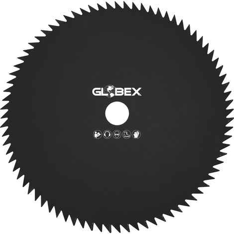 Globex disco in acciaio a 80 denti per decespugliatore ø mm. 255 - Globex