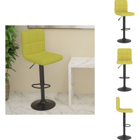 Tabouret de bar Vert Tissu - Tabouret De Bar - Tabouret De Comptoir - Chaise De Bar - Chaise De Comptoir - Meuble De Salle À Manger (1/5)