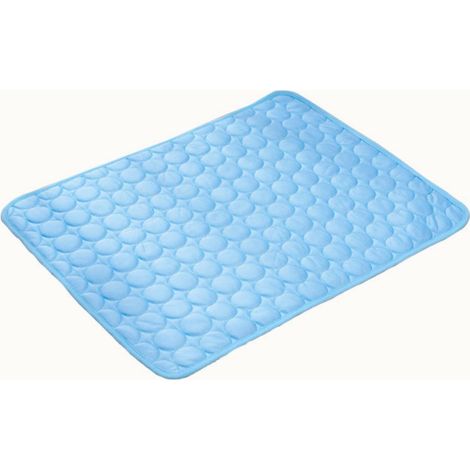 Hondemat - Autoenfriable - Poliéster - Para Interior Exterior y Coche - 60 x 50 cm - Azul (1/5)