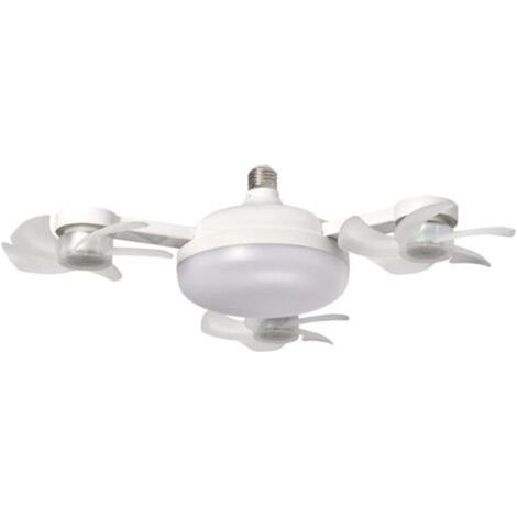 LED-Deckenventilator mit Fernbedienung, einstellbarer Helligkeit und effizienter Luftzirkulation für den Heimgebrauch (drei Köpfe). (1/5)