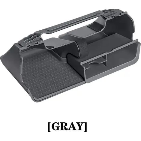 (Sous écran 2) Compatible avec Tesla Model 3 Y 2022. Boîte de rangement sous écran, revêtement floqué, console centrale, tableau de bord, carte-clé, gadgets, grand espace. (1/5)