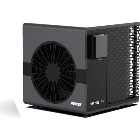 POOLEX Nano 3kW Full Inverter – Pompe à Chaleur Piscine Silencieuse - Dégivrage Automatique /Wi-Fi/Réversible- 20m³ (1/2)