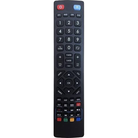 Universelle Version für Technika/Blaupunkt TV-Fernbedienungen, auch kompatibel mit Technika TV-Fernbedienungen, vorprogrammiert. (1/4)