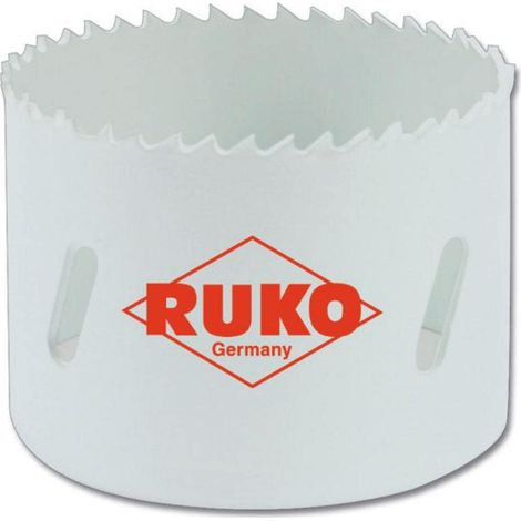Frese a tazza bimetalliche RUKO in acciaio HSSE-Co 8 con denti fini Ø 28 mm - 126028