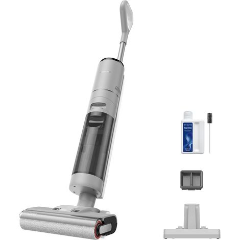 DREAME G10 Pro Aspirapolvere Lavapavimenti, aspirazione da 16 kPa, spazzola che pulisce sui due lati, pulizia automatica con doppia rotazione, autonomia di 35 min, ampio display LED, 75 dBA (1/5)
