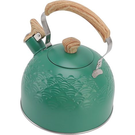 Bouilloire sifflante de 2,5 L en acier inoxydable pour la cuisson sur la cuisinière (1/5)