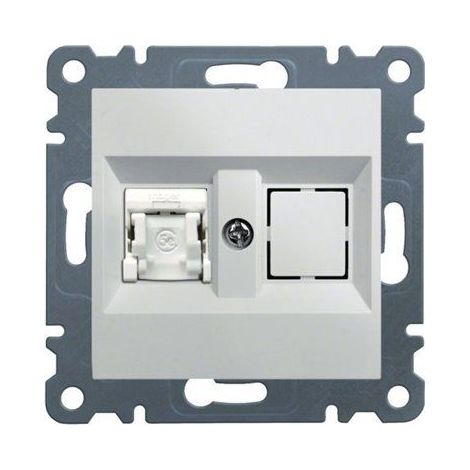 Lumina Toma 1xRJ45 categoría 6 UTP blanco polar WL2150