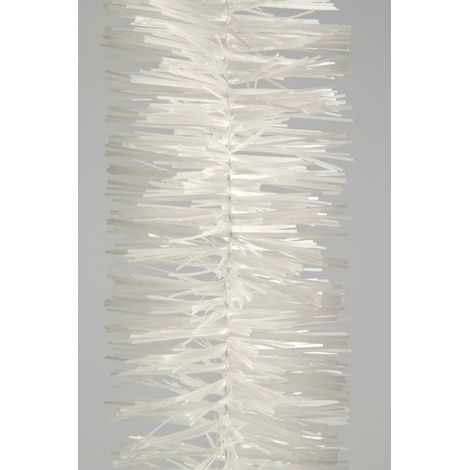 Guirnalda Plastico Blanco Brillante 75Mmx2.7M Blanco LUMINEO